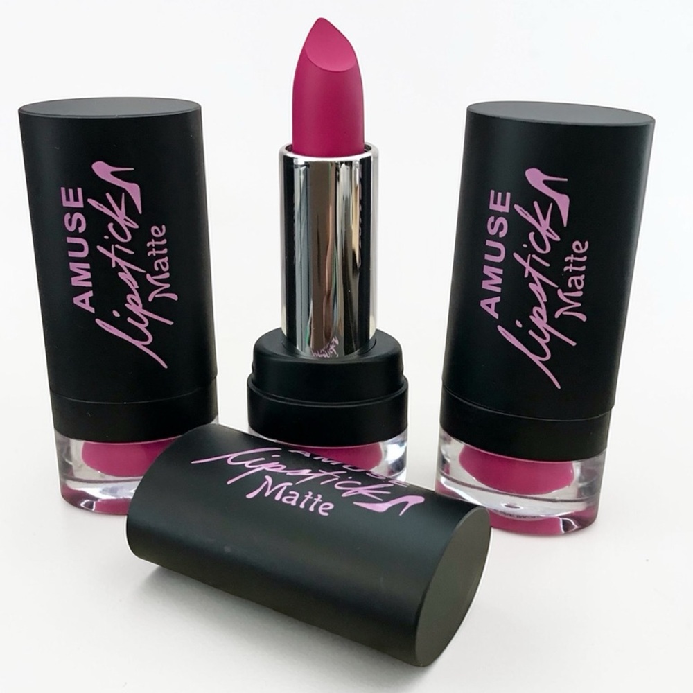 🆕3pcs Amuse Matte Lipstick